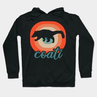 American coati animal motif illustration fan Hoodie